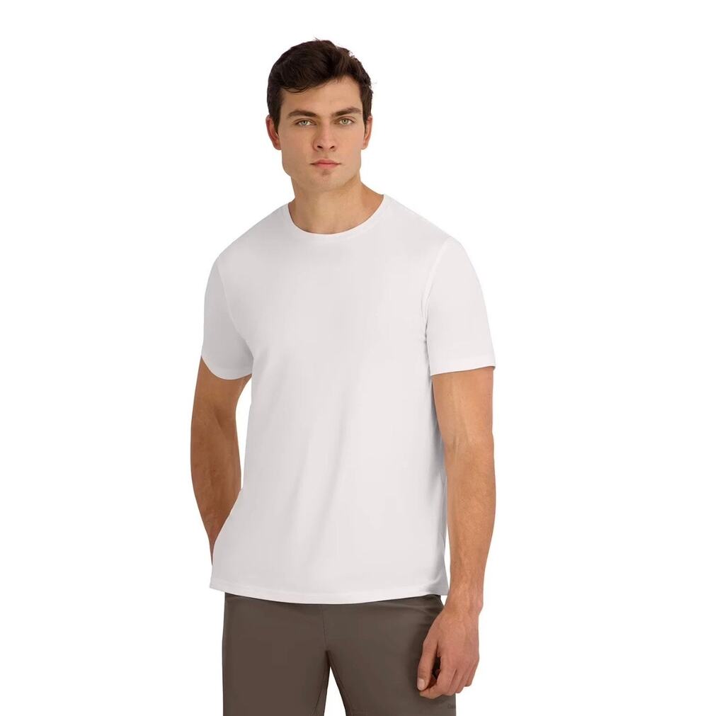 Outdoor Voices CloudKnit Tee Mens XXL Egret Solid NWT